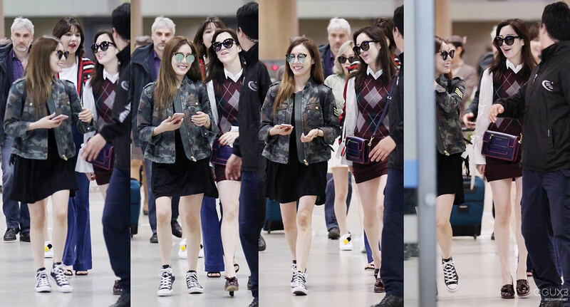 160417 Girls' Generation Seohyun at Incheon Airport documents 1