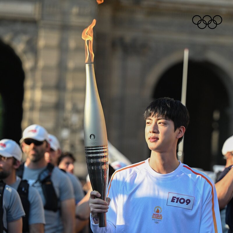 240715 Jin SNS Updates - Paris Olympics 2024 documents 2