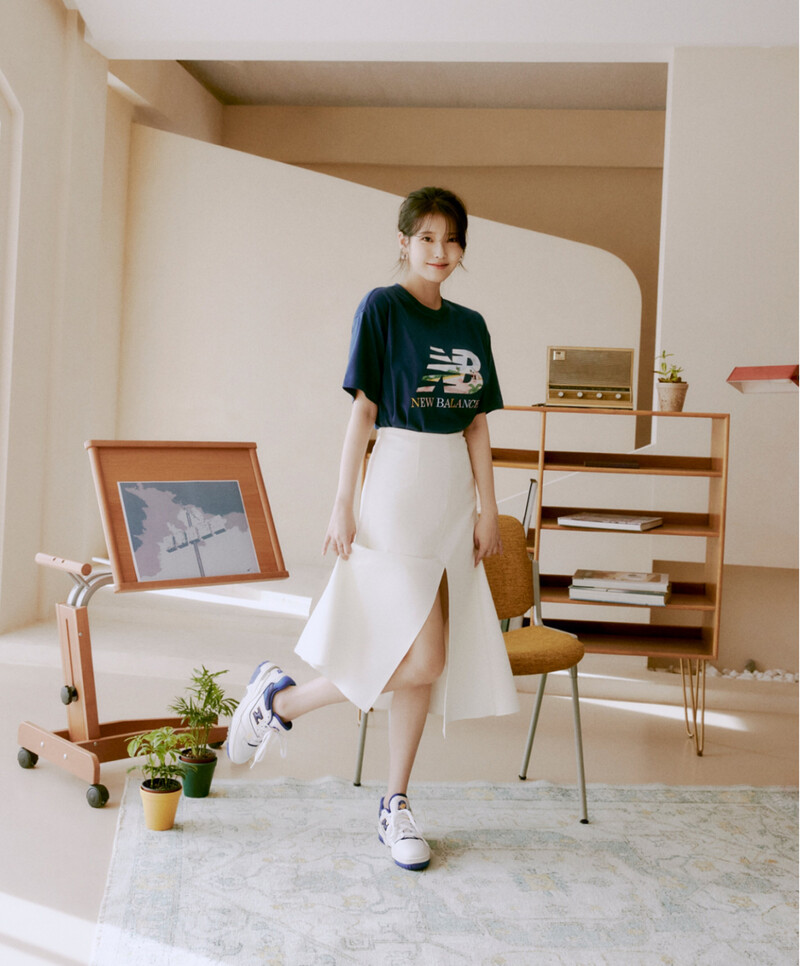 IU for New Balance Short Sleeve 'Relax for Next Creativity' Campaign documents 3