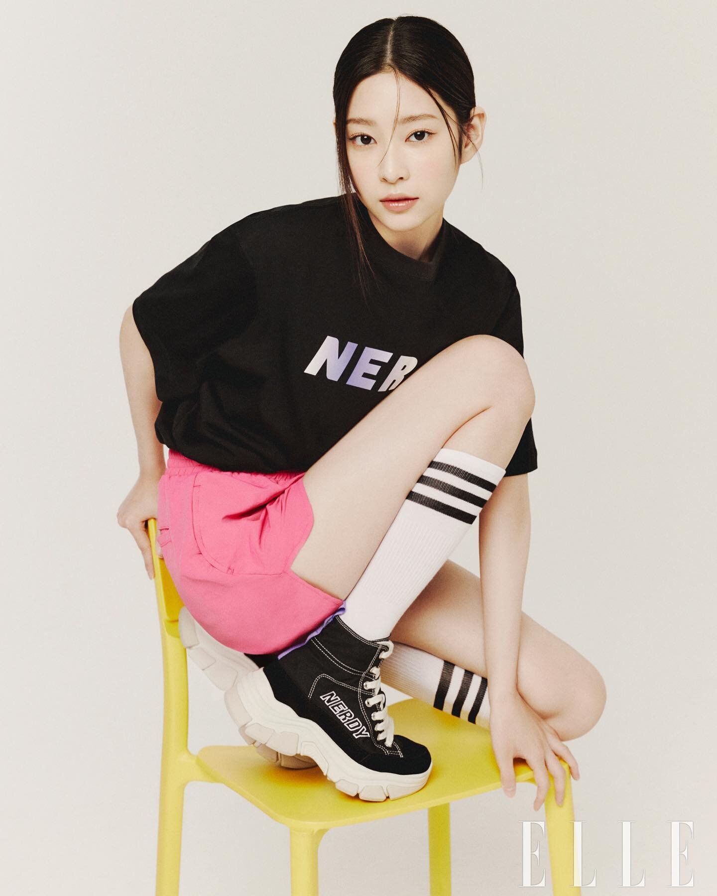 Kim Minju for ELLE Korea Magazine July 2021 Issue x NERDY | kpopping