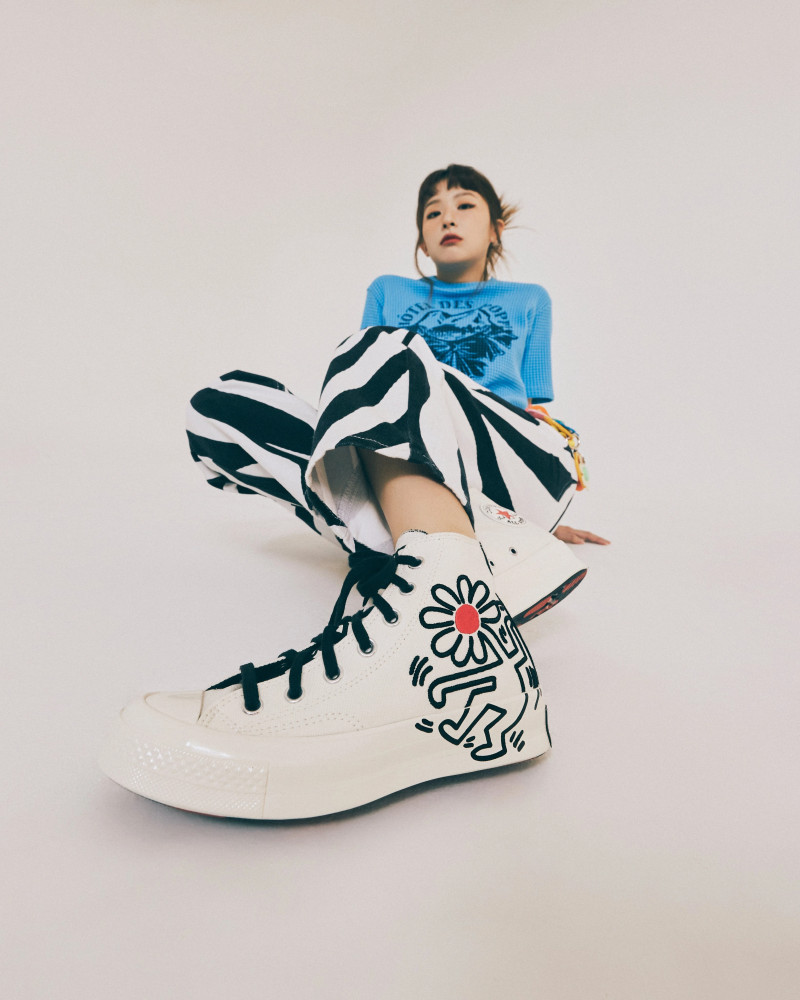Red Velvet Seulgi for Converse 2021 Summer 'White Canvas' Collection documents 2