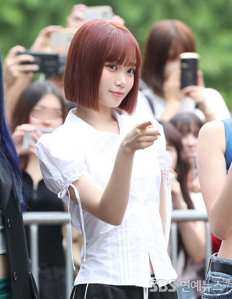 240906 LE SSERAFIM Chaewon - Music Bank Mini Fan Meeting & Commute documents 4