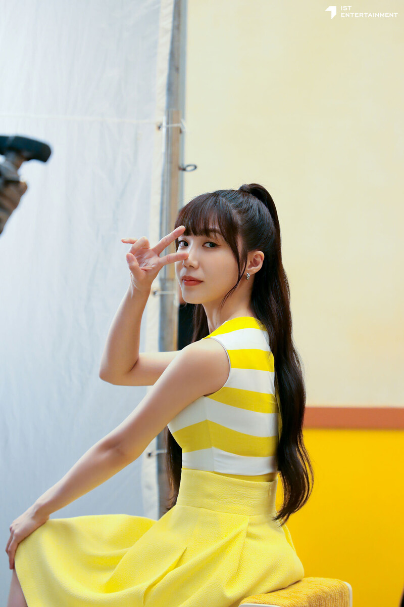 240110 IST Naver post - EUNJI behind the scenes of 'She's Bagel' commercial shoot documents 2