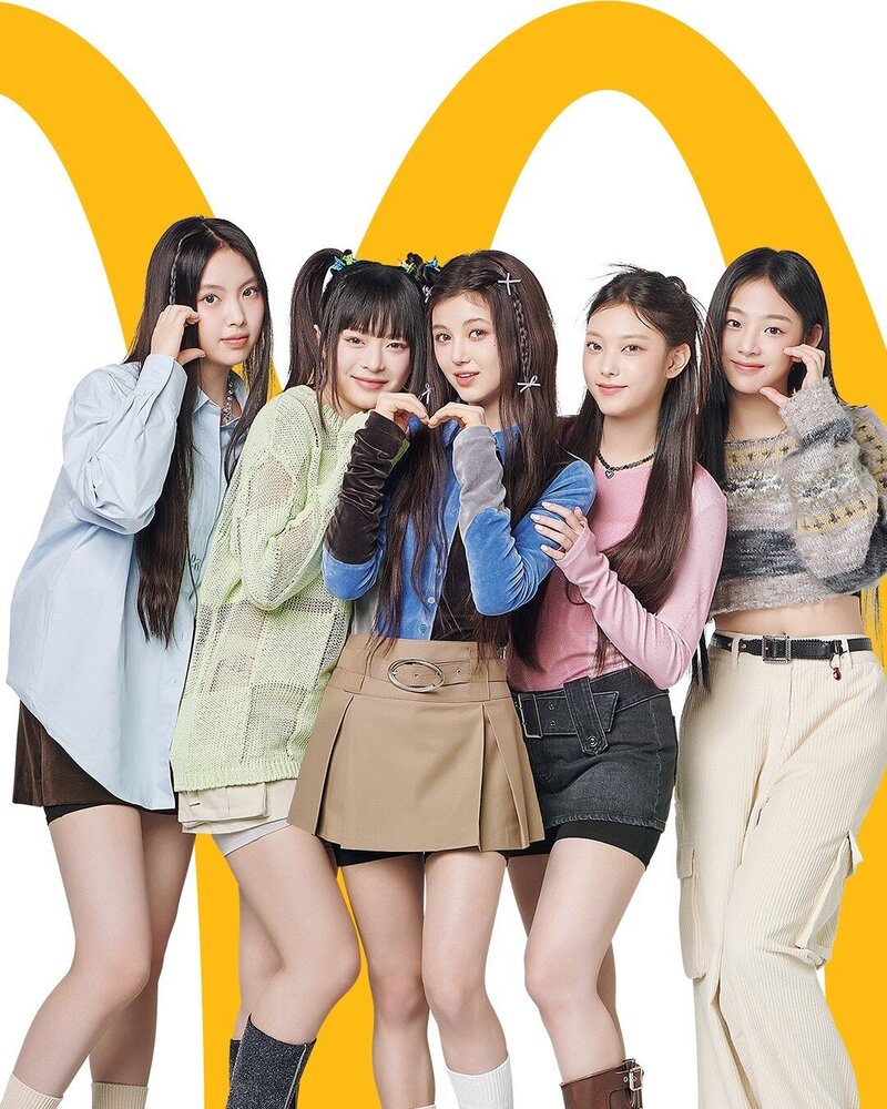 NewJeans for McDonalds Korea 2023 Ambassador Pictorial documents 1