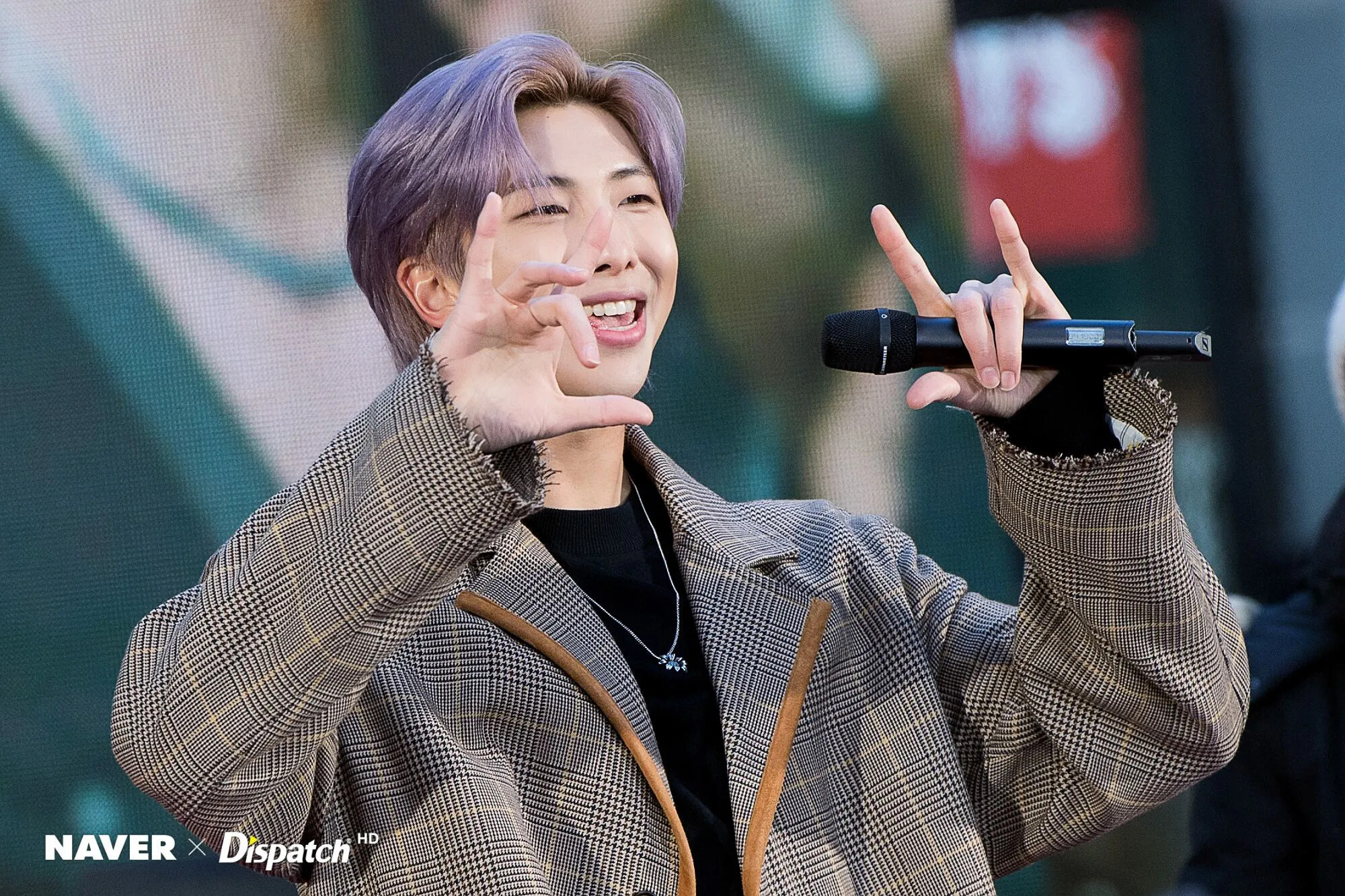 BTS's RM in New York City at the 'Today Show' by Naver x Dispatch