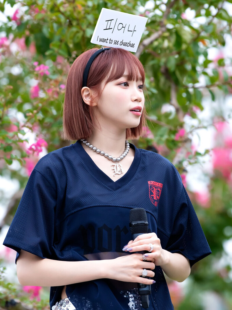 240906 LE SSERAFIM Chaewon - Music Bank Mini Fan Meeting & Commute documents 2