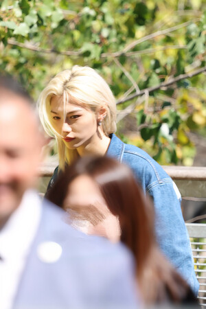 240909 - Stray Kids FELIX at the Tommy Hilfiger show in New York.ù