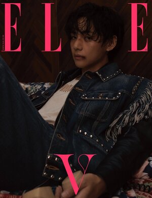 BTS V for ELLE Korea x CELINE April Issue 2023