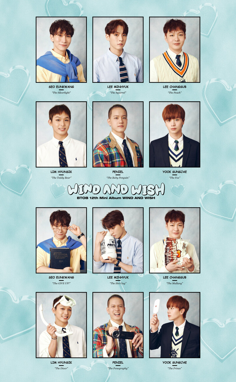 BTOB 12th Mini Album [Wind And Wish] Concept Photo documents 1