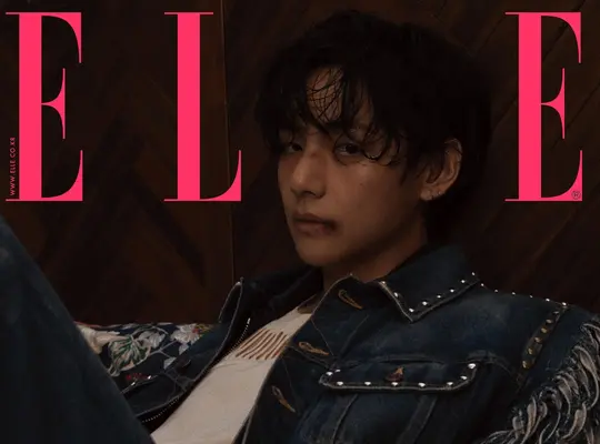 BTS V for ELLE Korea x CELINE April Issue 2023