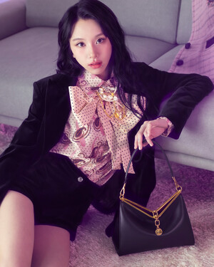 TWICE Chaeyoung for ETRO 'Vela Bag'