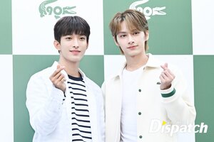 230512 SEVENTEEN Jun and DK  at the Lacoste 90th Anniversary Event