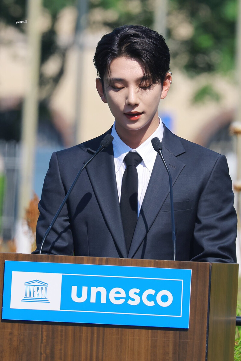 240626 SEVENTEEN Joshua - UNESCO Goodwill Ambassador for Youth Event documents 8