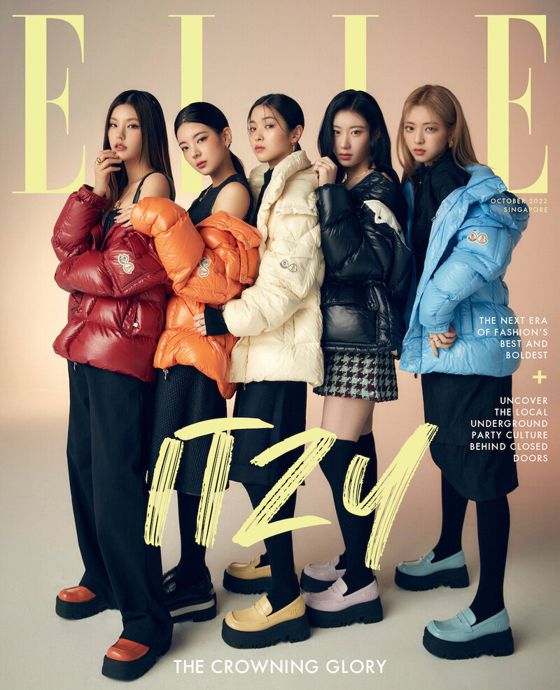 ITZY for ELLE Signapore October 2022 Issue documents 1