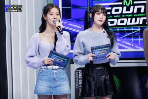 230216 M Countdown MC's Miyeon & Yena