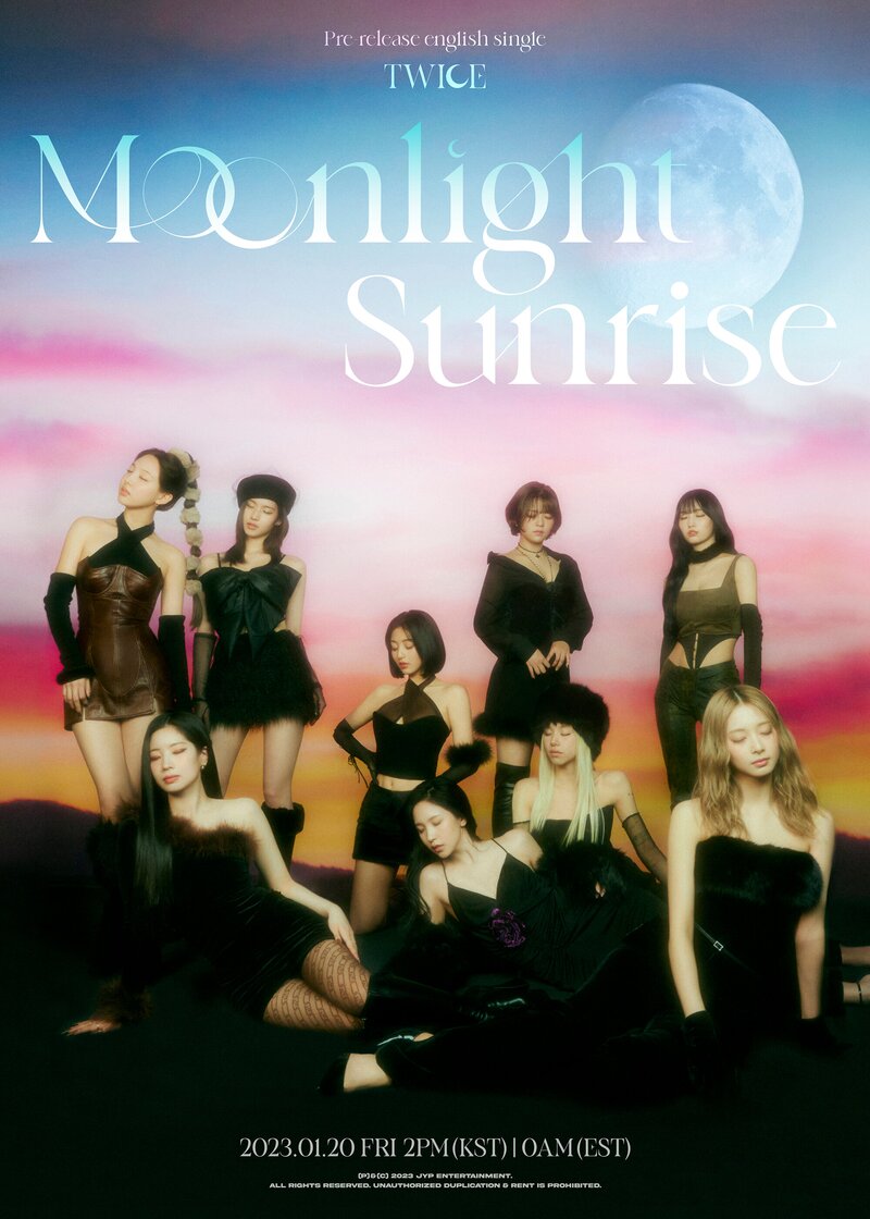 TWICE English Single "MOONLIGHT SUNRISE" Concept Photos documents 1
