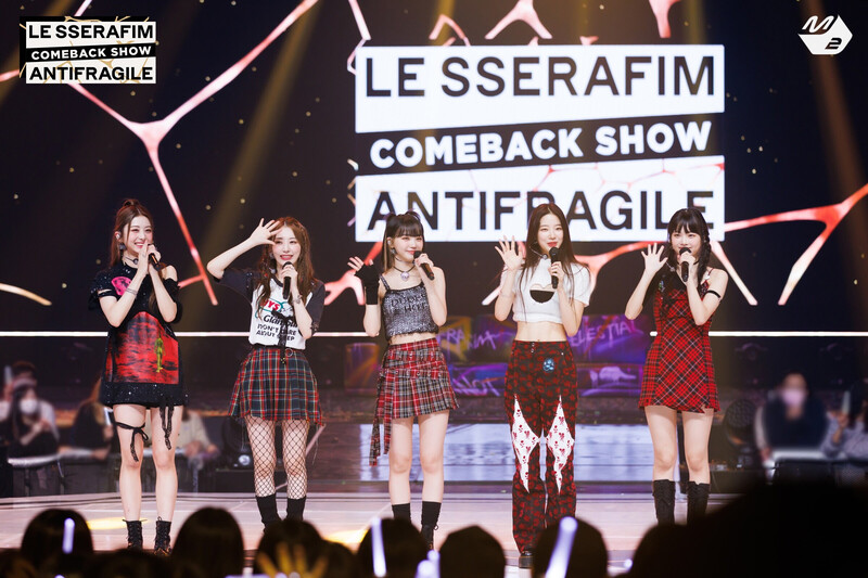 221017 LE SSERAFIM 'No Celestial' Comeback Show by Mnet documents 4