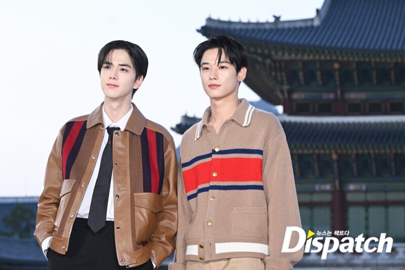 230516 THE BOYZ Younghoon, Juyeon at Gucci 2024 Cruise Fashion Show documents 2