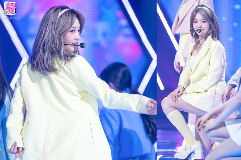 210912 fromis_9 'Talk & Talk' at Inkigayo documents 8