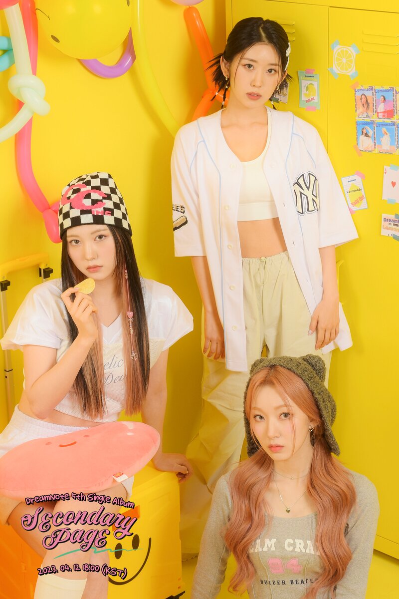 DreamNote 5th Single Album [Secondary Page] 🍋 : 'Lemonade' Concept Photo documents 18