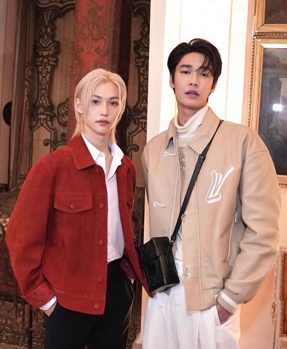 Celebrity guests including @realstraykids' Felix, @urassayas, @koki,  @rolaofficial and more attended @louisvuitton's Cruise 2024 show in…