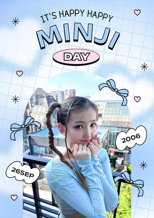 240926-BUSTERS Twitter update-Happy Minji Day