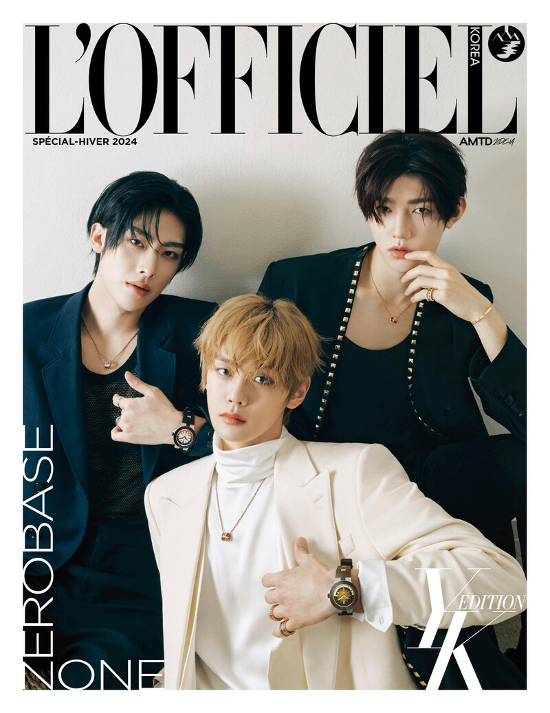 ZEROBASEONE for L'OFFICIEL Korea special winter and YK edition | 2024 documents 2