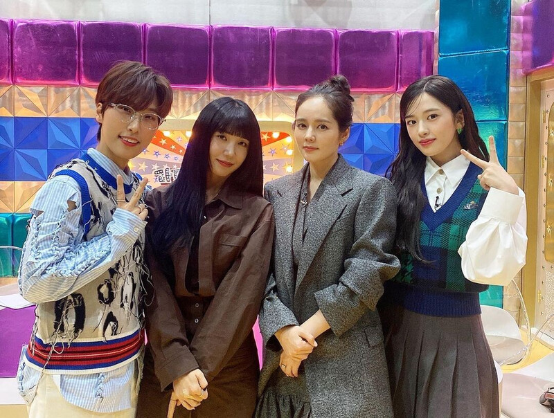 230112 Jaejae instagram update with Apink Eunji & Ive Yujin - at 'Radio Star' show documents 2