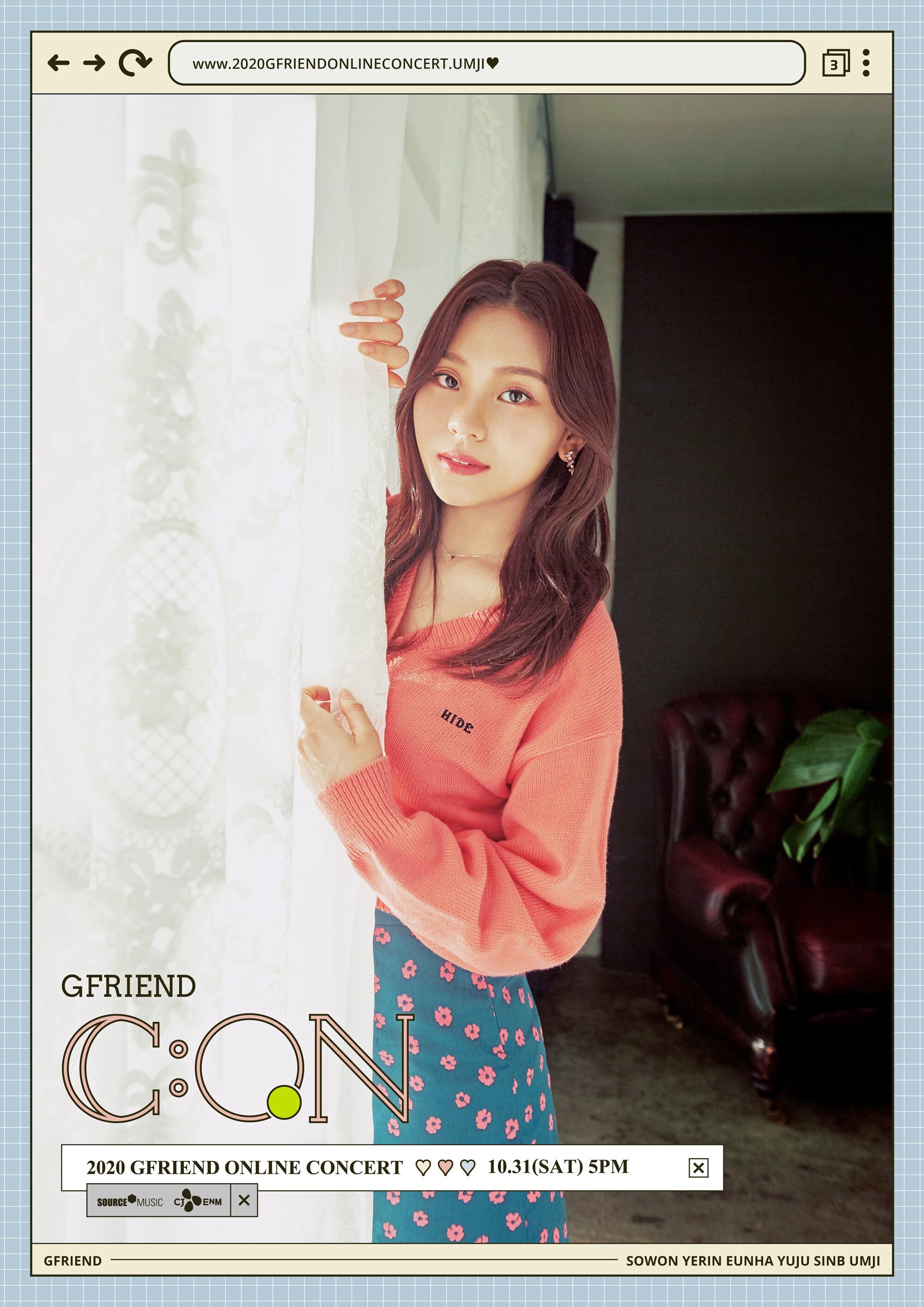 GFRIEND Online Concert 'G:Con' promotion posters | kpopping