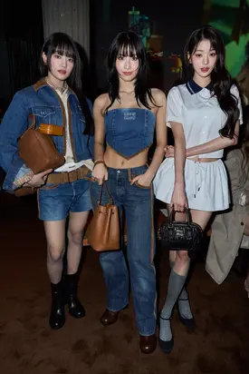 240305 TWICE Momo, (G)I-DLE Minnie & IVE Wonyoung - Miu Miu F/W 24 Fashion Show