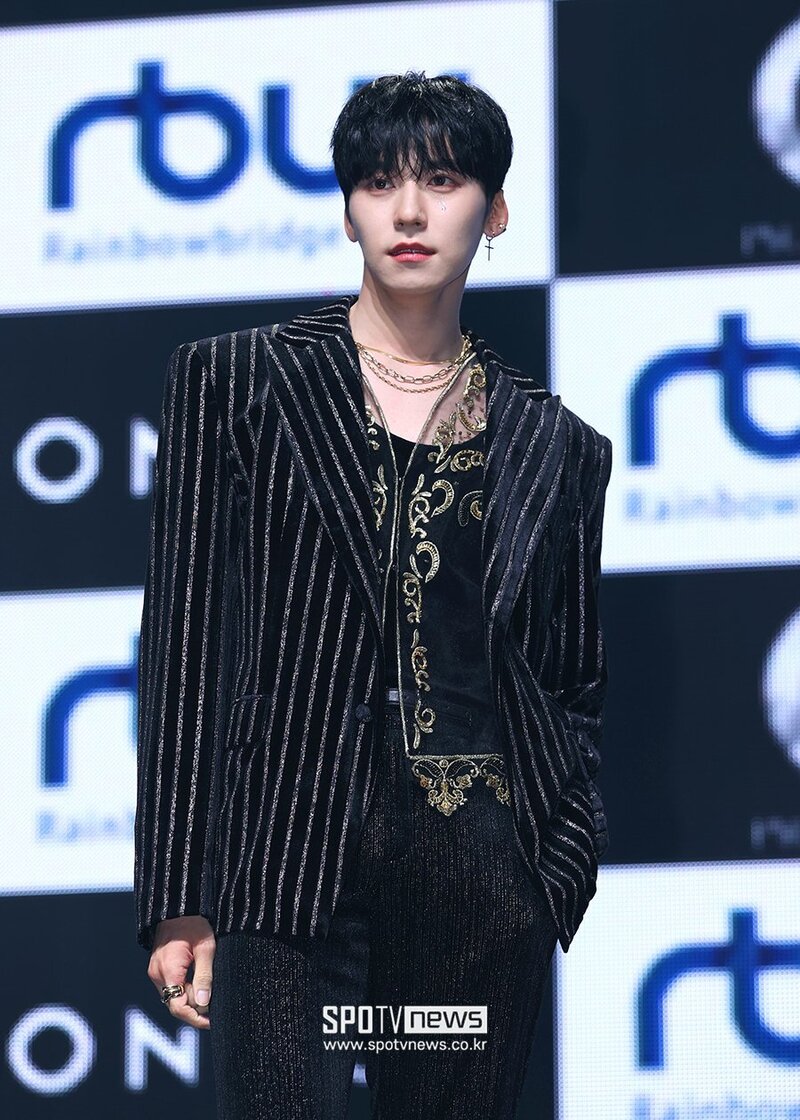 230508 ONEUS Keonhee at the press showcase for their 9th EP “Pygmalion” documents 1