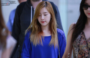 130629 Girls' Generation Taeyeon at Gimpo Airport