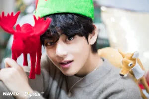 191225 BTS V Christmas photoshoot by Naver x Dispatch