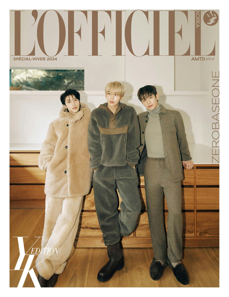 ZEROBASEONE for L'OFFICIEL Korea special winter and YK edition | 2024 documents 3