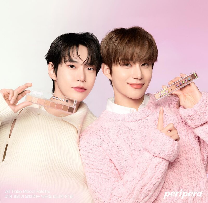 NCT Doyoung and Jungwoo for Peripera Lucky Lottery collection documents 4