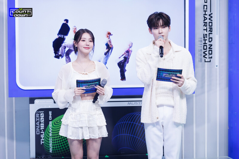 231116 MC Miyeon and Hanbin at M Countdown documents 14