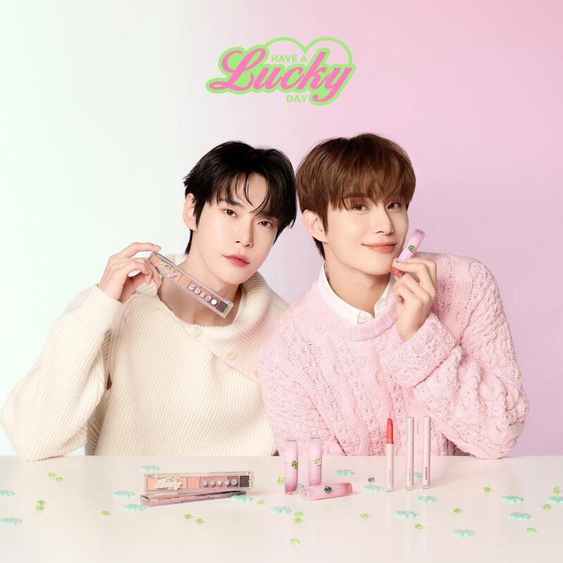 NCT Doyoung and Jungwoo for Peripera Lucky Lottery collection documents 3