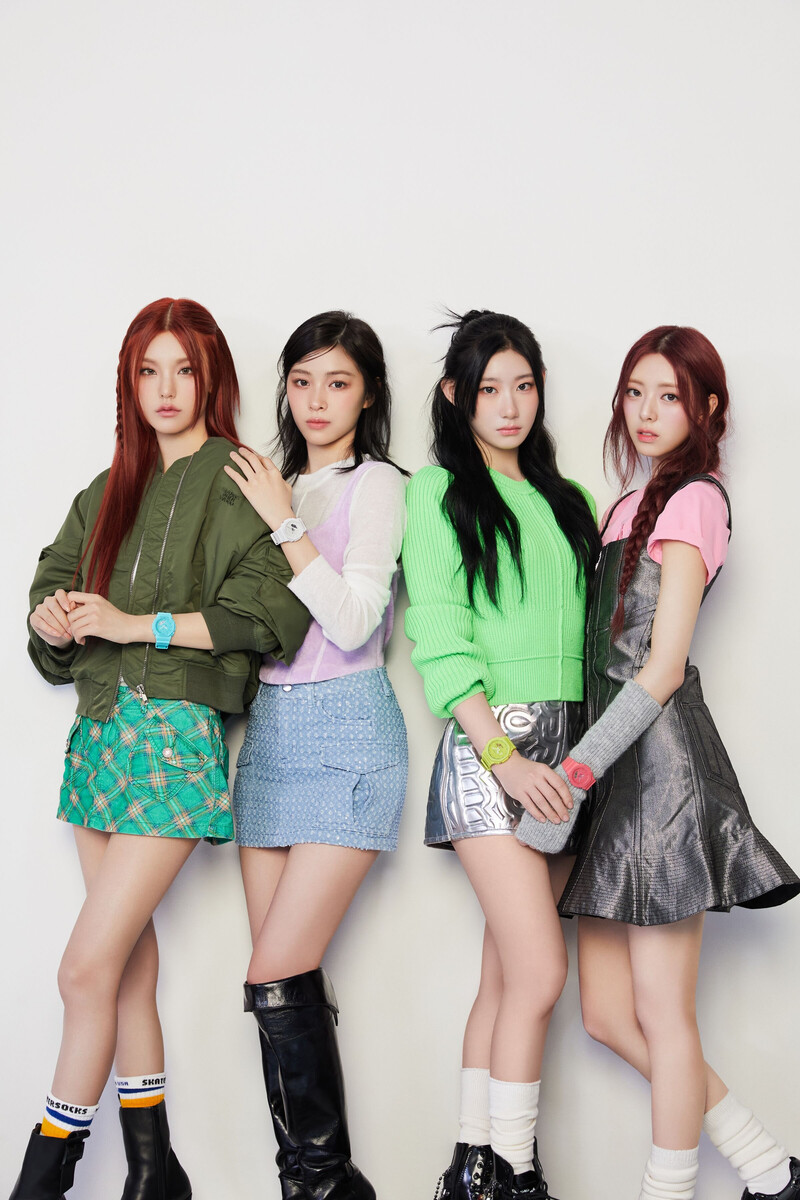 ITZY x G-Shock for ELLE Japan 2024 documents 1