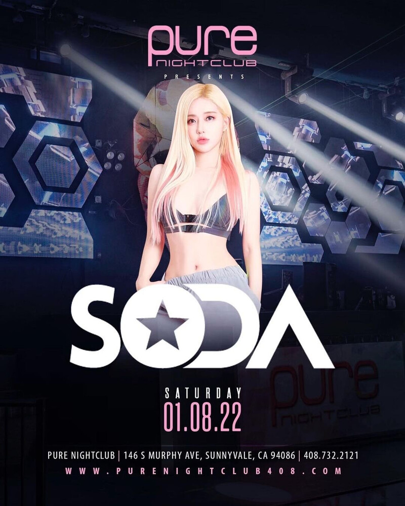 DJ Soda North America Tour 2021-2022 promotional posters documents 5