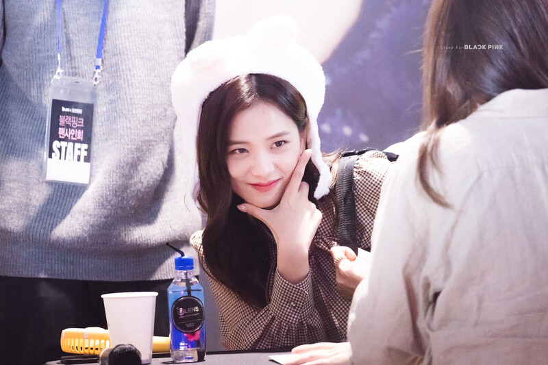 191012 BLACKPINK Jisoo - OLENS Fansign documents 7