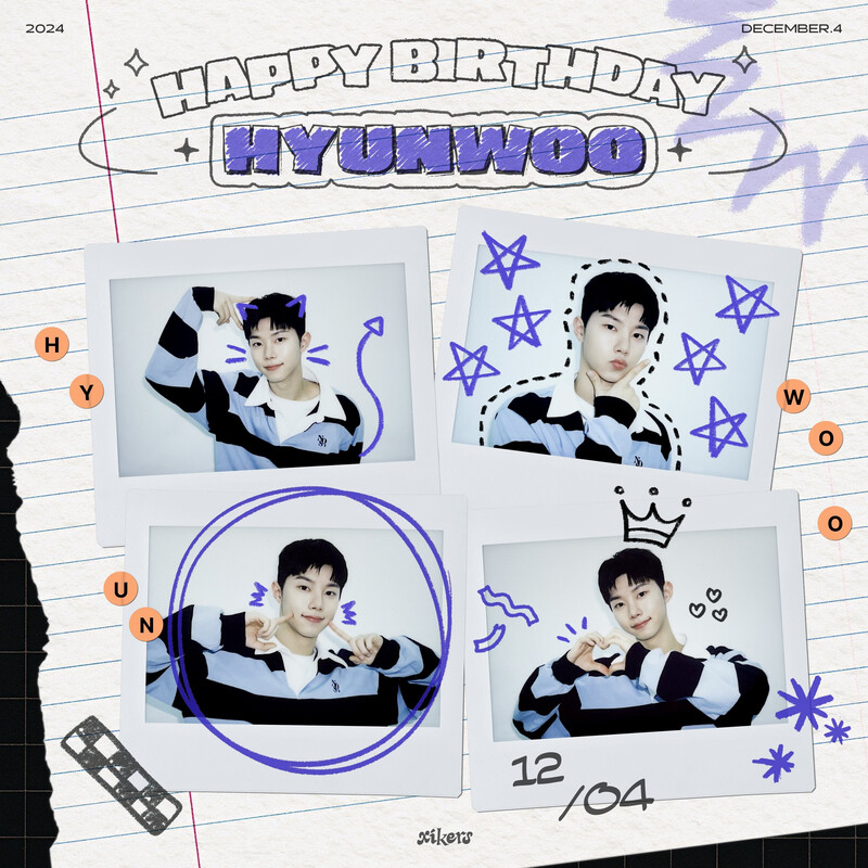 241204 - xikers Twitter Update | HAPPY HYUNWOO DAY documents 2