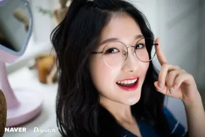 fromis_9 Seoyeon "To. Day" mini album pajama party promotion by Naver x Dispatch