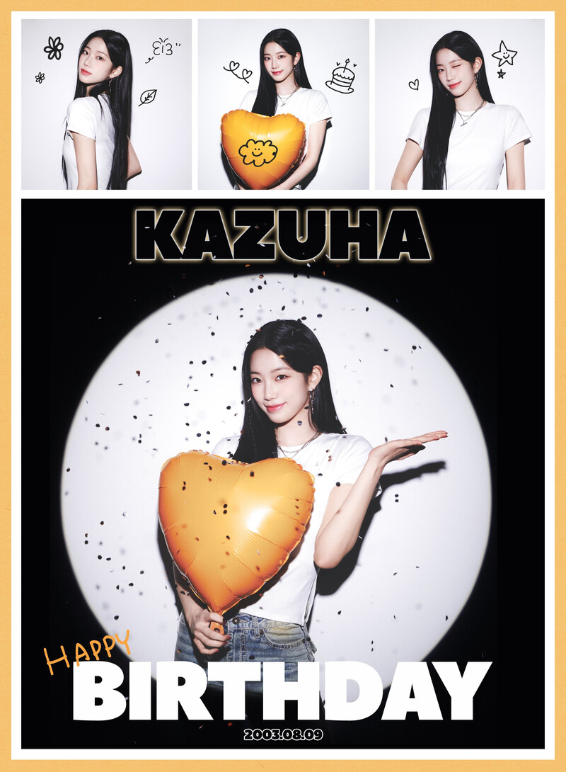 240809 - LE SSERAFIM Twitter Update with KAZUHA - Happy KAZUHA Day documents 1