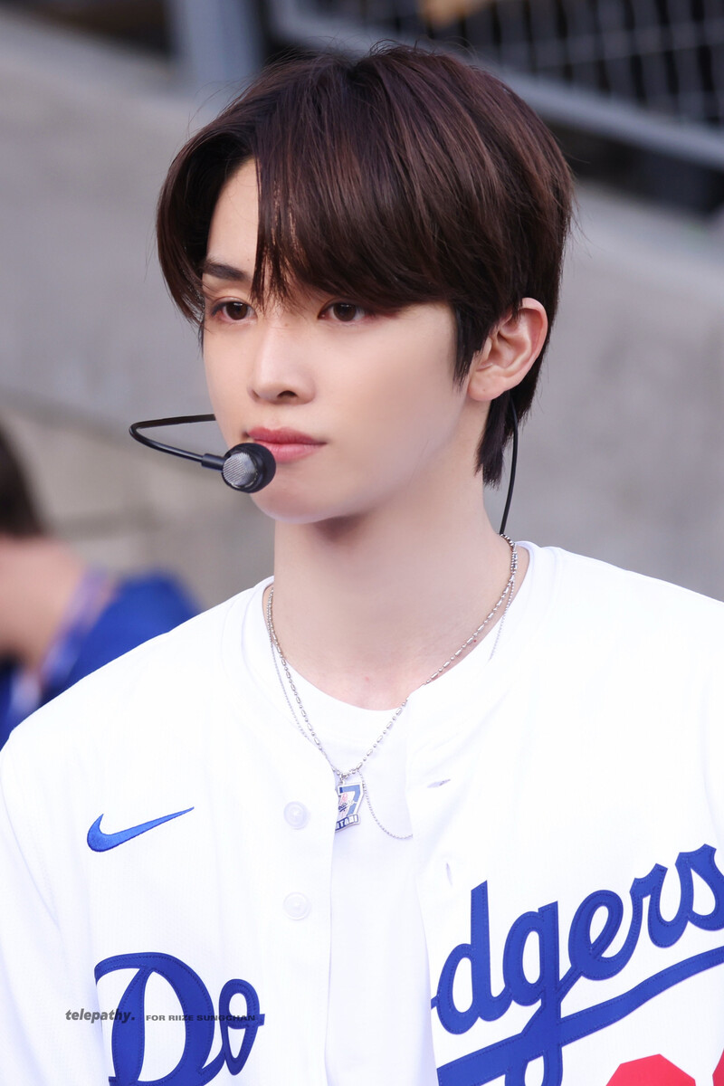 240522 RIIZE at the Dodgers Stadium LA - SUNGCHAN documents 5