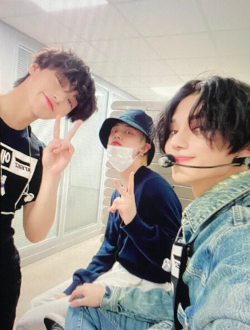 SAN AND WOOYOUNG WITH TXT YEONJUN documents 1