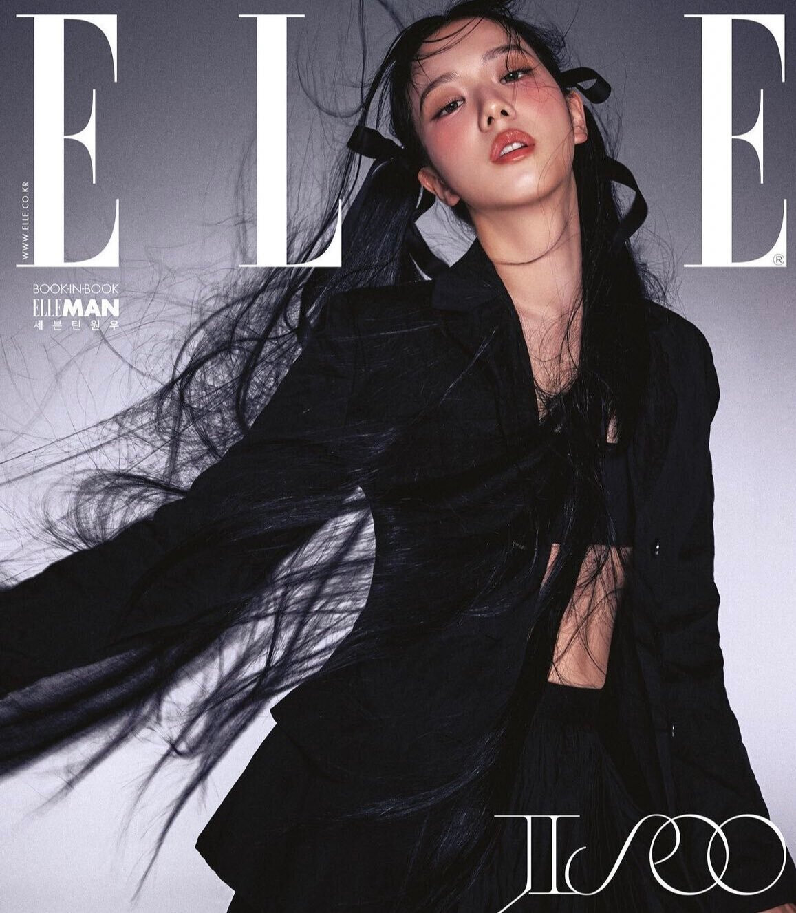 BLACKPINK Jisoo for Elle Korea X Dior August 2023 Issue | kpopping