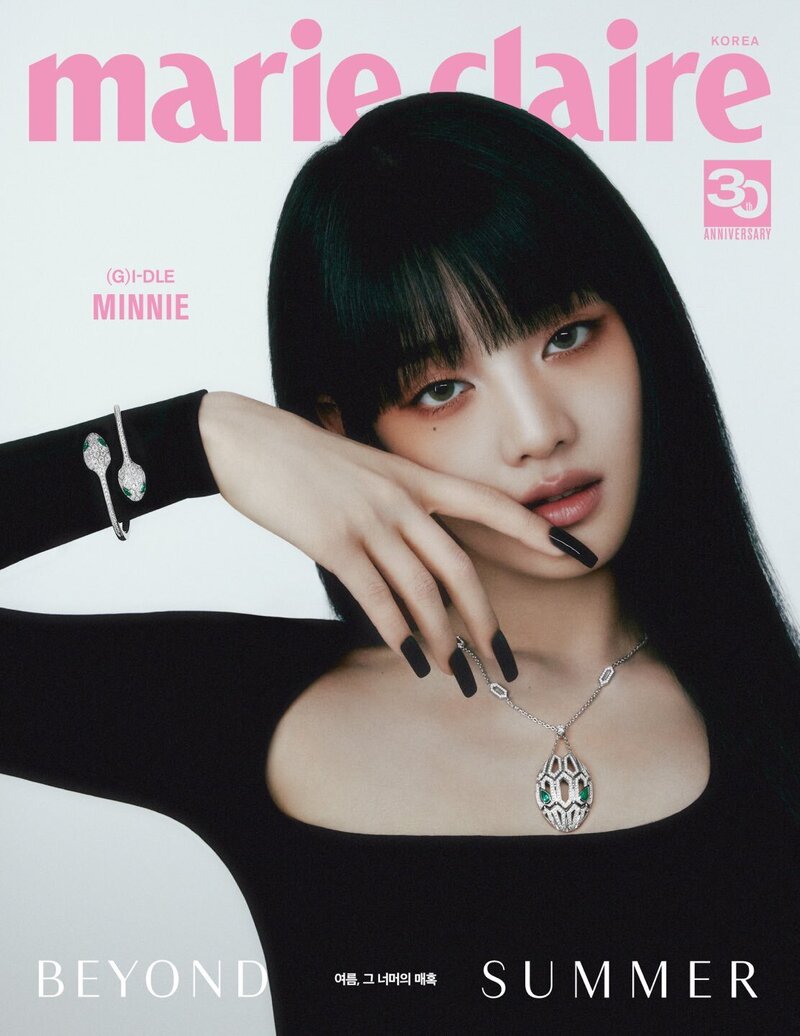 (G)I-DLE for MARIE CLAIRE Korea x BULGARI July Issue 2023 documents 3