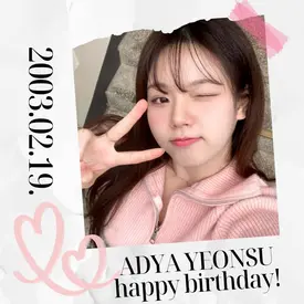 250219 - ADYA SNS Update | YEONSU B-DAY