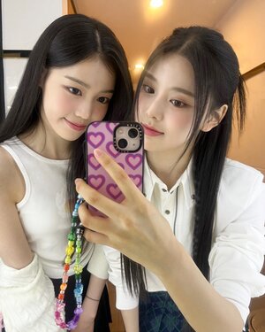 240529 Mnet I-LAND2 Twitter & Instagram Update - Bang Jeemin & Jeong Saebi