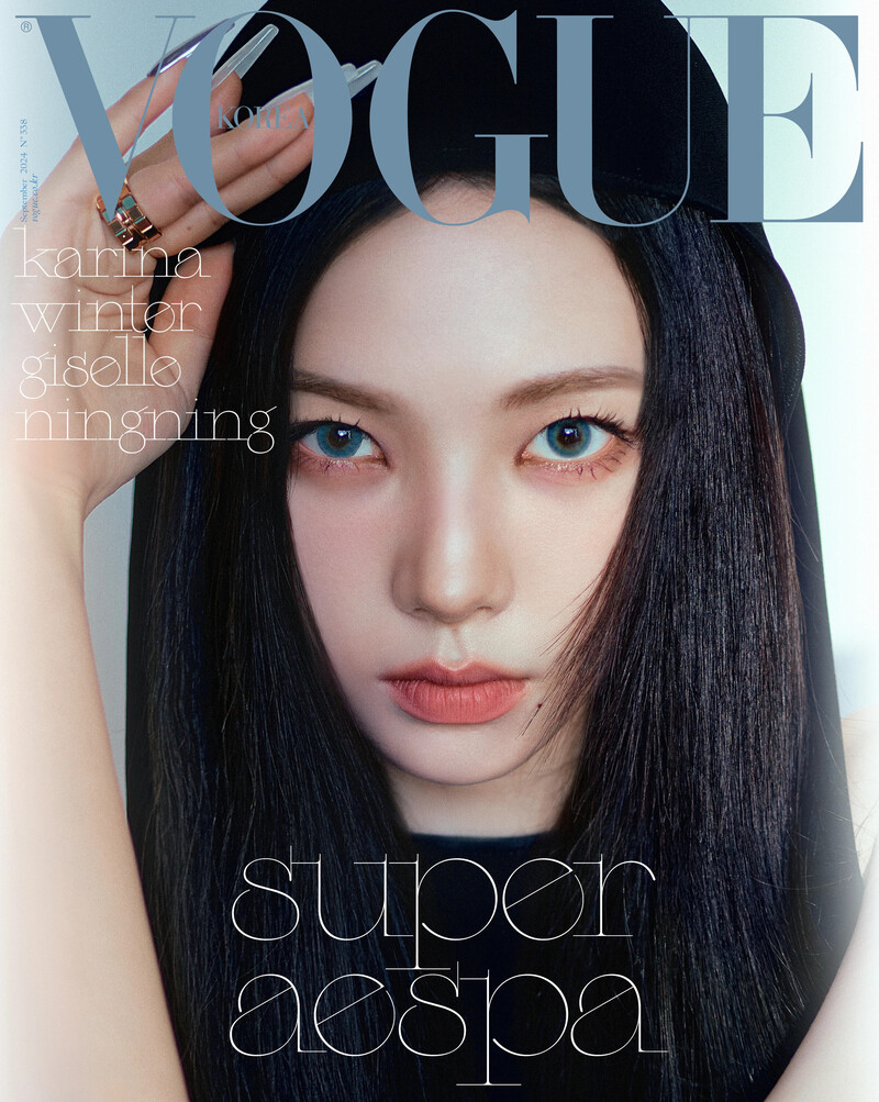 aespa for Vogue Korea September 2024 Issue documents 3